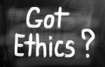 "Got Ethics" on chalkboard