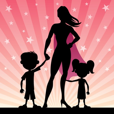 Super Mom silhouette
