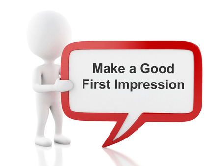 Make a Good First Impression in bubble
