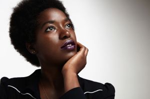 45423666 - dreaming black woman