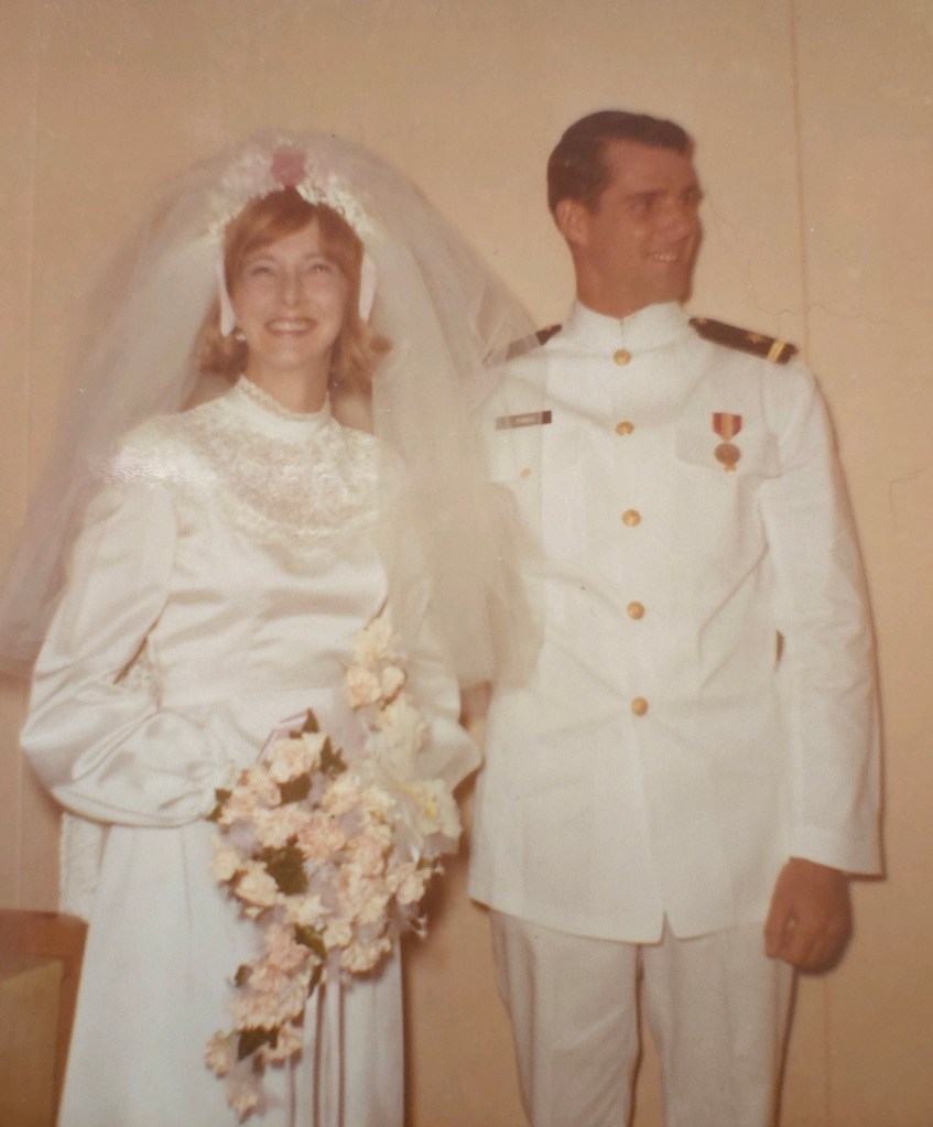 Bob and I at our wedding